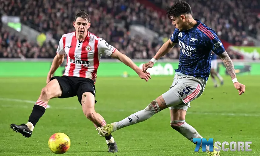 ผลบอลพรีเมียร์ลีกเมื่อคืน อาร์เซน่อลโดนทีเด็ดท้ายเกม เบรนท์ฟอร์ดฮึดเจ๊า