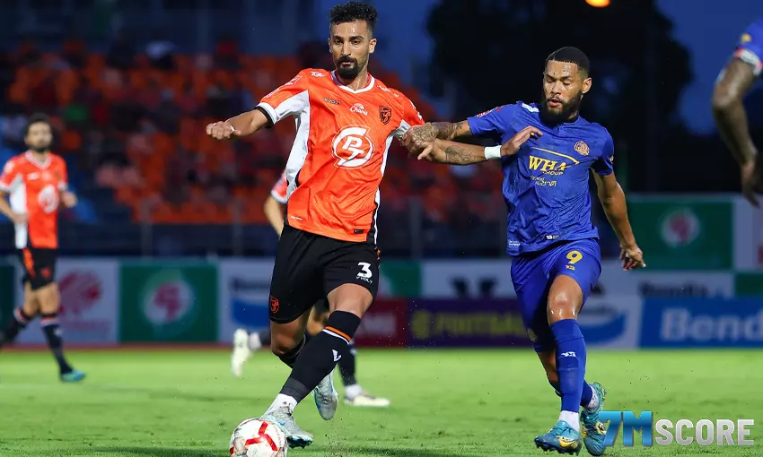 เมนเดซ ยิง 2 ประตู พา ประจวบ ชนะ ระยอง 2-0 ลีกหนึ่ง