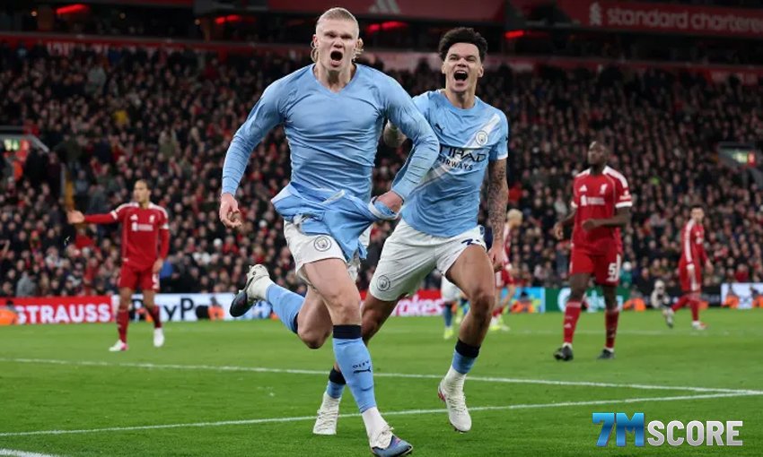 ผลบอล ลิเวอร์พูล 1-2 แมนซิตี้