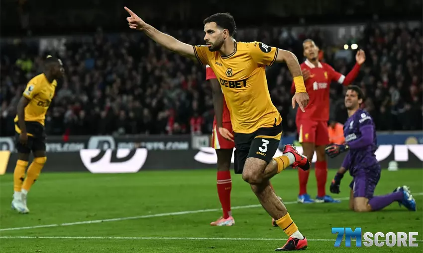 ผลบอล วูล์ฟส์ 2-1 ลิเวอร์พูล