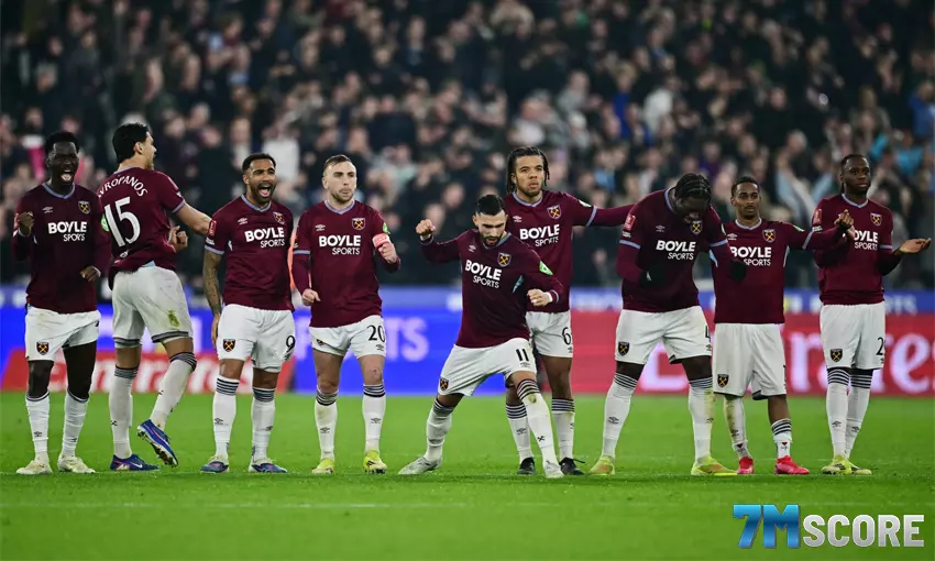 เวสต์แฮม ดวลโทษเฉือน เบรนท์ฟอร์ด 5-3