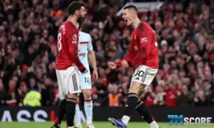 ผลบอล แมนยูเฉือนเบรนท์ฟอร์ด 2-1