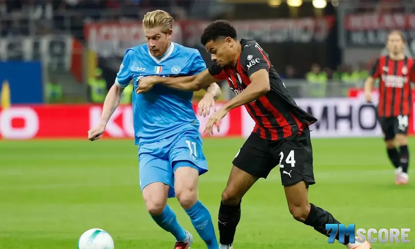 ผลบอล นาโปลีเฉือนมิลาน 1-0